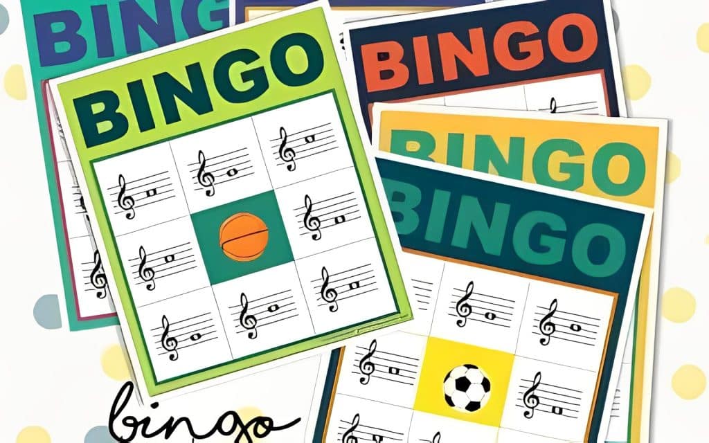 Bingo das Notas Musicais, Jogos Musicais, Musicalização